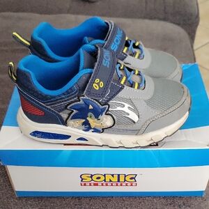 Kids Shoes - Blue and Gray